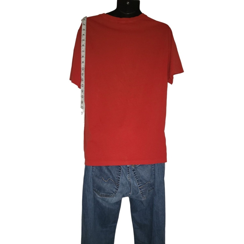 Polo Ralph Lauren Tshirt Men Sz XL 18 - 20 Short Sleeve Big Logo Red Casual Tee - Picture 4 of 6